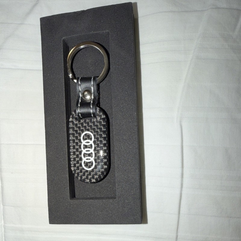 TOD’s Valet Parking Cucitura Leather Key Holder Cyprus Blue