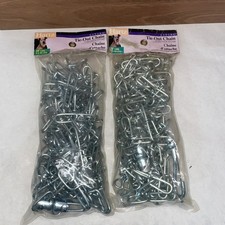 2X Dog Tie Out Chain 20 Ft HARTZ NOS Stainless Steel