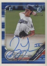 2019 Bowman Draft Chrome Pick Blue Refractor /150 Jimmy Lewis #CDA-JL Auto 4n0