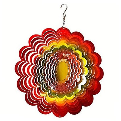 Wind Spinner Stainless Steel 3D Hanging Garden Decoration for Indoor Outdoor