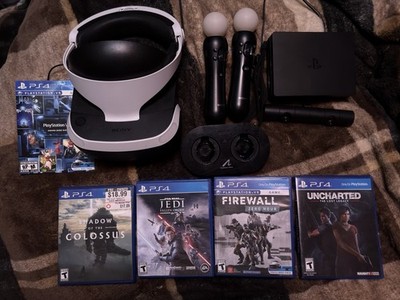 Sony PlayStation VR PSVR (PS4) CUH-ZVR2 Headset/Camera/Controllers/Stand Bundle