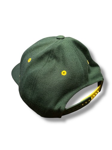 Mütze Kappe University of Oregon Enten Erwachsene Druckknopflasche grün Wolle Acryl Zephyr NCAA - Bild 2 von 3