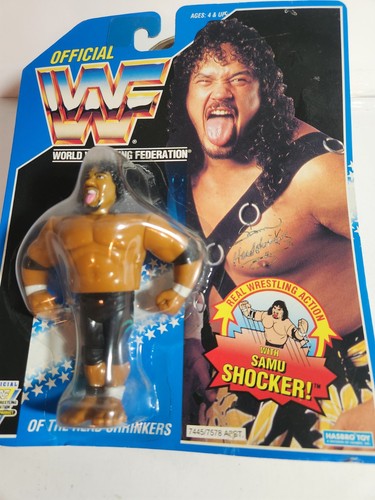 Hasbro WWF Samu Head Shrinker Action Figure Boxed ...