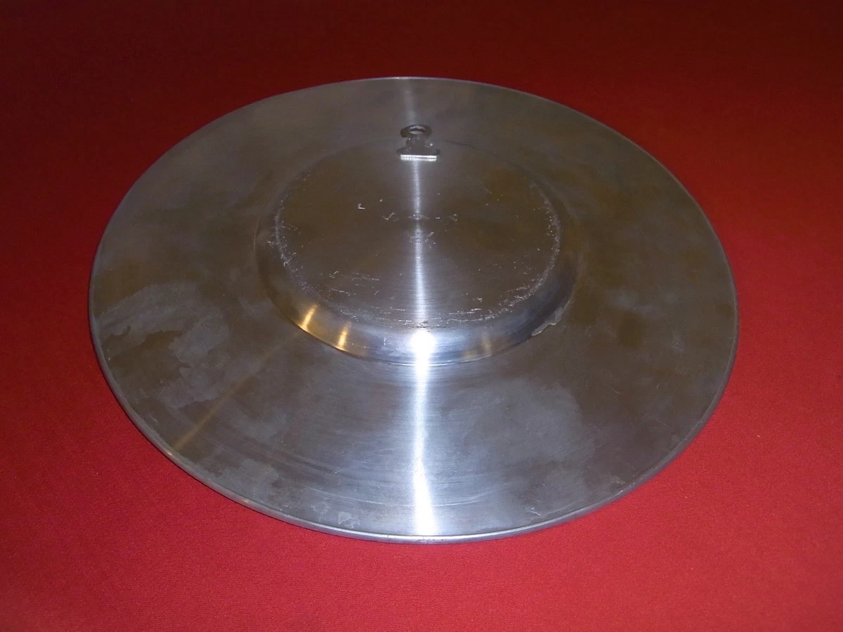 Röders Soltauer Zinn Wandteller Teller Hamburg Graviert HHLA MS Avon Forest 27cm