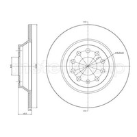 Metelli 2X Bremsscheibe Hinten Ø300 Mm Voll FüR VW Passat Variant 3G5 2.0 TDI