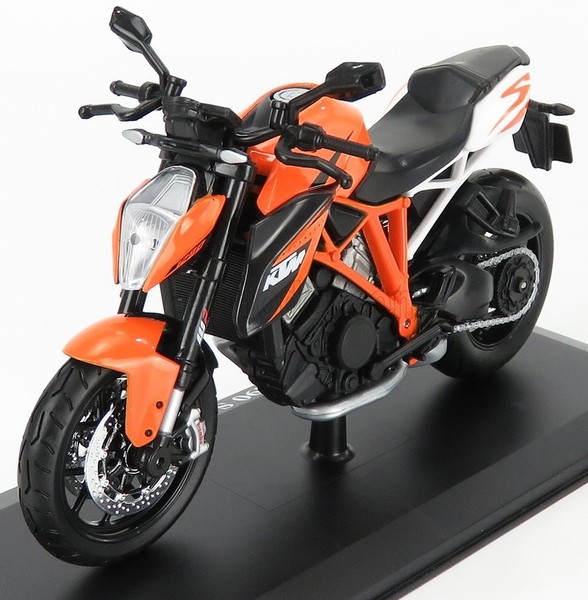 Maisto 1/12 Motorrad Ktm 1290 Super Duke R Orange Weiss Statisches Modell Die...-image