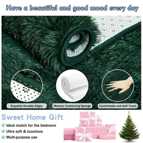 Super Soft Fluffy Rug for Living Room Bedroom, Large Comfy Modern Shaggy Rug ... - Picture 8 of 9