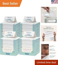 Everyday Essentials: 200 Count Hypoallergenic Disposable Face Towels, XL Size