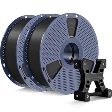 2kg PETG 3D Printer Filament Bundle in Black with Strong Toughness