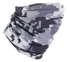 Motorcycle Neck Tube Snood Multi Use Motorbike Neck Warmer Red/Grey/Blue Camo x3