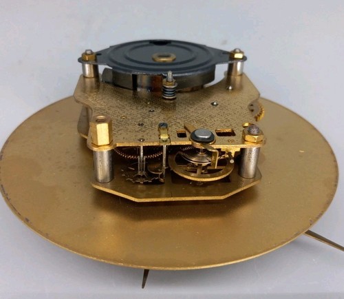 Deutsches Messing 8 Tage Zeit nur mechanisches Uhrwerk - Unruhhemmung - Bild 4 von 6