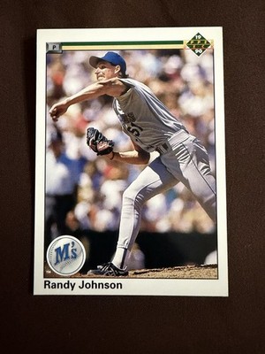 1990 Upper Deck - #563 Randy Johnson Error Card Wrong Birthday. Seattle Big Unit