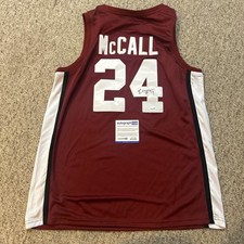STANFORD CARDINAL- ERICA MCCALL SIGNED AUTOGRAPH JERSEY ACOA BASKETBALL WNBA