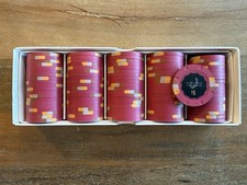 100x Horseshoe Cincinnati Casino $5 Paulson Poker Chips Cincinnati OH EX+