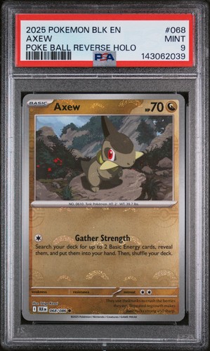 Axew graded PSA 9 for sale on eBay