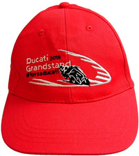 Ducati Grandstand 2018 Baseball Cap (#forzaducati) Embroidered Snap-Back Italy
