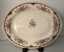 Homer Laughlin Eggshell Georgian H48N5 Vintage Serving Platter 11 5/8’’ X 9 1/8”