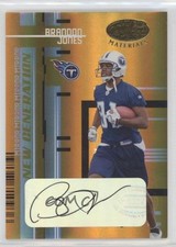 2005 Leaf Certified Materials Mirror Gold Signatures 8/15 Brandon Jones Auto 7xr