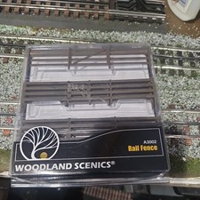 Woodland Scenics O Scale A3002 Rail Fence 8 Pc Kit