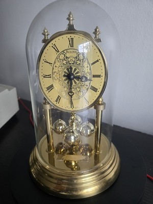 BULOVA DOMED SHAPED MANTLE CLOCK GERMANY 