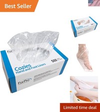 Professional 500-Count Hand and Foot Wax Liners - Perfect for Spa  Home Care