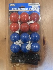 LadderBall Toss Game Replacement Bolo Balls, Golf Ball Bolas Set 3Red/3Blue 
