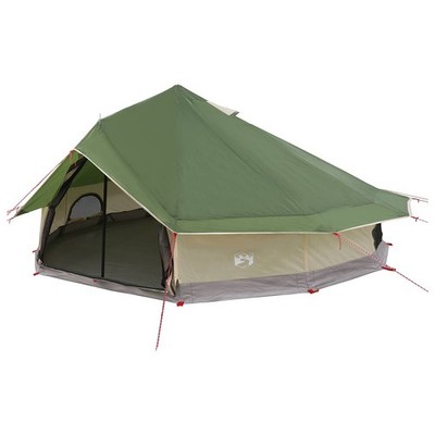 Tipi Familienzelt Campingzelt Gruppenzelt Gartenzelt Zelt Wasserdicht vidaXL