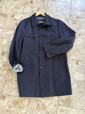 Hilfiger Herren Mantel, Blau, Gr. 56, wetterfest, neu
