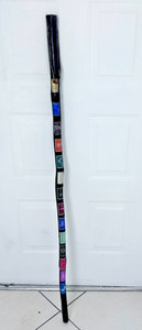 Vintage Hiking Staff Walking Stick Broward Parks Nature Study Badges 1980s