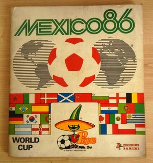 Panini FIFA WM 1986 Mexico komplett mit allen 427 Stickern Poster