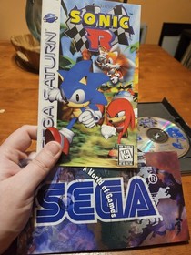 Sonic R Sega Saturn 1997 Complete CIB Tested