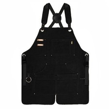 Canvas Work Apron Gardening Apron Optional Multiple Colors Thick Canvas Material