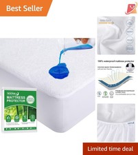 Waterproof Cot Mattress Protector Breathable Fit Noiseless Skin Friendly