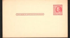 Old Postcard Postal Card Franklin Postage Unused