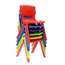 6 Pcs Stackable School Chairs Kids Stack Chairs Classroom Chairs Plastic Chair