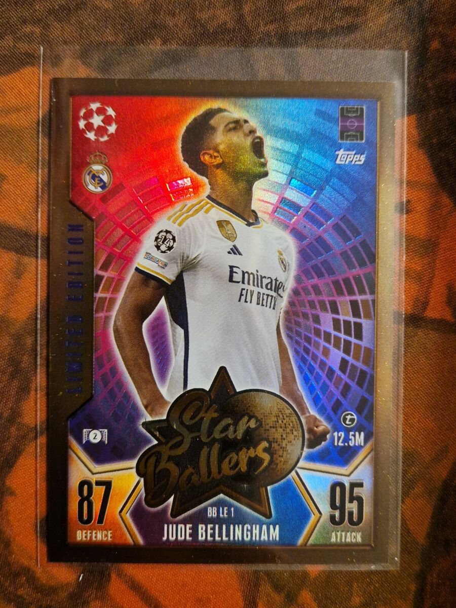 Topps Match Attax 2023/24 JUDE BELLINGHAM STAR BALLERS #BB Topps Match Attax 2023/24 JUDE BELLINGHAM STAR BALLERS #BB