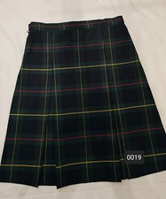 Classroom Skirt Girl Size 10 Green Plaid Pleated Side Zipper Casual
