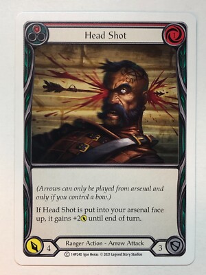 Flesh And Blood History Pack Vol.1 Head Shot (Red) 1HP240 NM/M