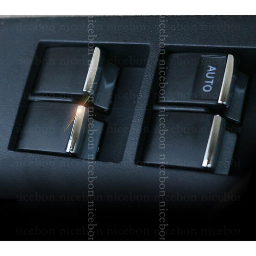 7pcs Window Lift Button Sequins Cover Trim Fit For Toyota 4runner 2010-2018 - Bild 5 von 6