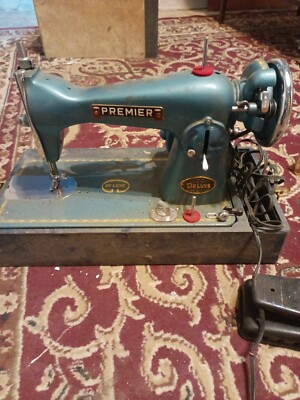 vintage premier deluxe 100 sewing machine champion motor vintage premier deluxe 100 sewing machine champion motor
