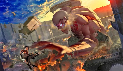 Attack On Titan III - CANVAS OR PRINT WALL ART - Picture 2 of 2