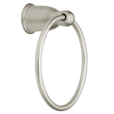 Moen Mason YB8086SN Towel Ring in Satin Nickel