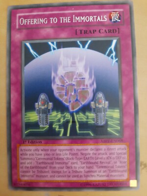 Yu-Gi-Oh! Offering To The Immortals Card (ABPF-EN068) - Absolute Powerforce 1st Edition Rare - View #10