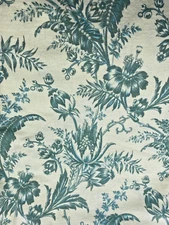 Noble Excellence Tablecloth Fabric Cloth 104"x60" Yellow Green Vintage Rectangle