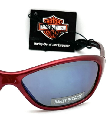 New Harley Davidson Sunglasses HDS 450 RD-19F Red 62-15-115 With