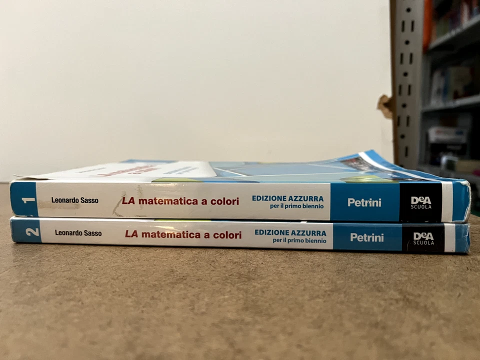 LA matematica a colori ed.Azzurra vol. 1/2 corso completo biennio - Petrini - Immagine 2 di 2