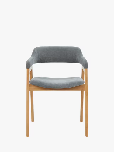 John Lewis Santino Arm Chair , Oak Bianco Oil, Grey TOTAL RRP £279 - Picture 2 of 13