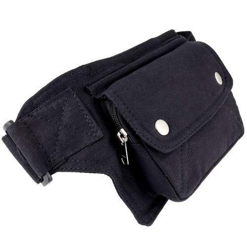 Gürteltasche Sid reduced schwarz Bauchtasche Hüfttasche Festivaltasche - Picture 3 of 5