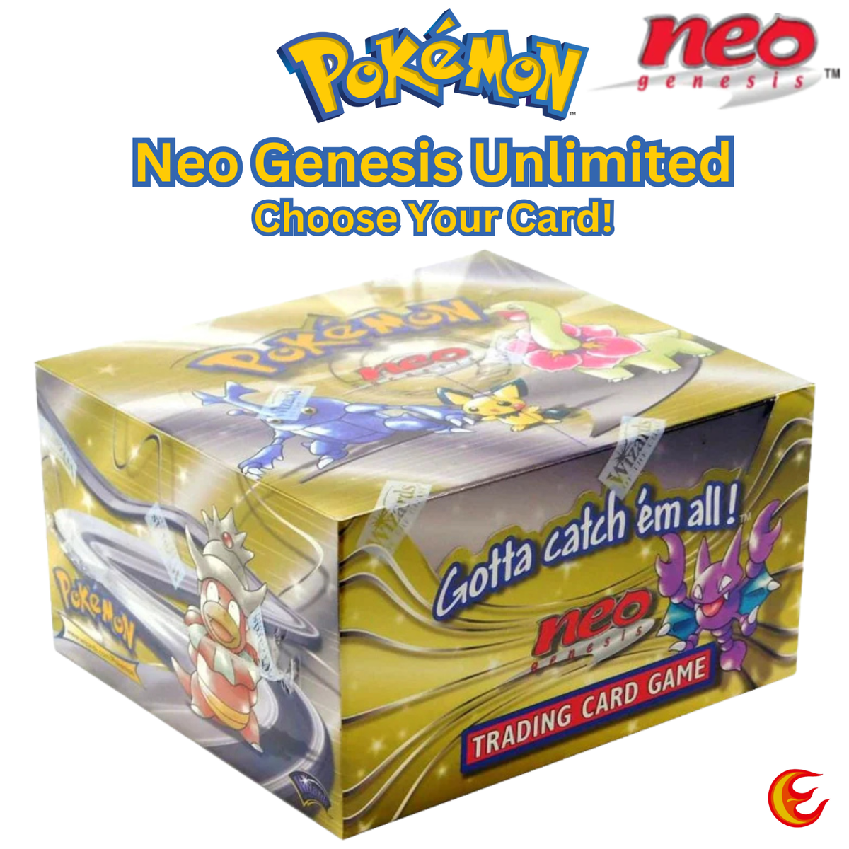 Pokémon Neo Genesis Unlimited - Choose Your Card - LP/NM 2000 WoTC