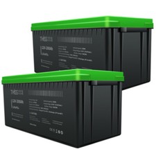 2x 12v 7ah100ah Lifepo4 Deep Cycle Lithium Battery For Rv System Marine Lot New